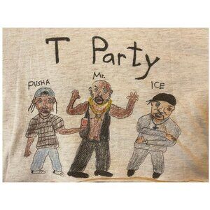 Unfortunate Portrait T Party Cropped Tee Shirt